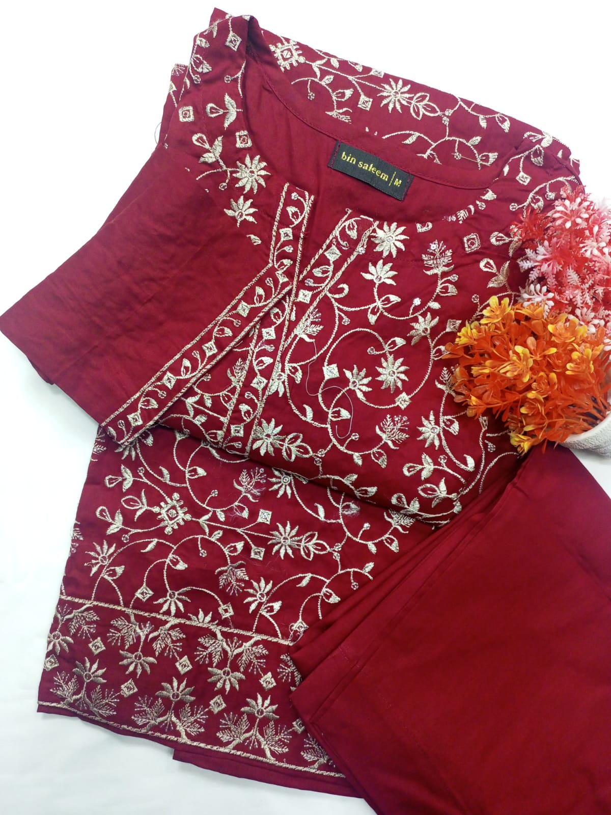 EMBROIDED SEMI FORMAL WITH ZARI WORK