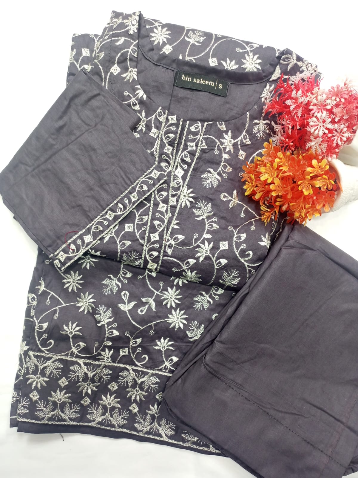 EMBROIDED SEMI FORMAL WITH ZARI WORK