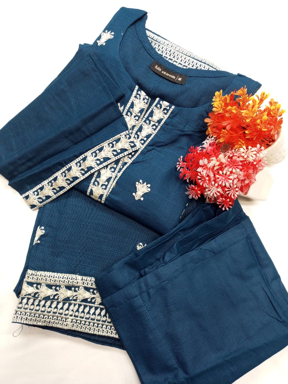 2PCS EMBROIDED KHADDAR